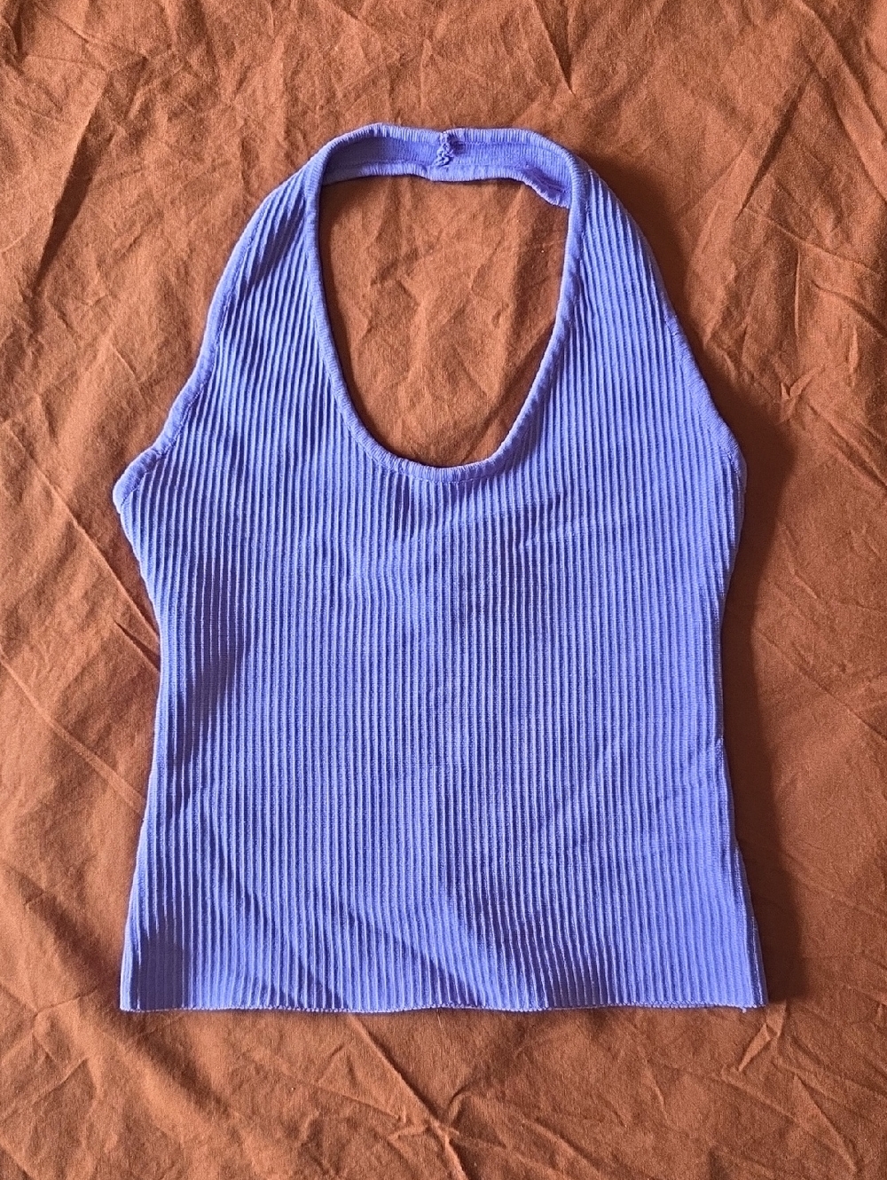 Forever 21 Ribbed Halter Tank Top - Lavender